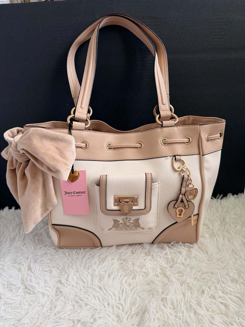 Juicy Couture Royal To Juicy Tote Bag Soft White